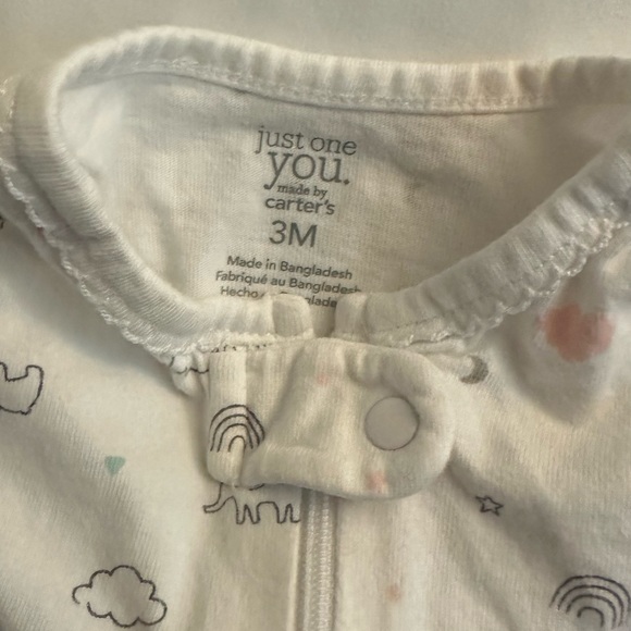 Carters Baby Girl Long Sleeve Bodysuit - Picture 2 of 5